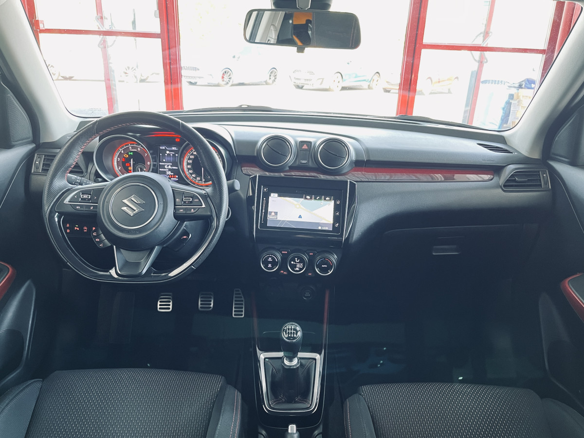 SUZUKI SWIFT SPORT 1,4 129 HYBRID GPS CAMERA FULL LED REGULATEUR LIMITEUR KEYLESS APPLE CARPLAY PARK PILOT EXCELLENT ETAT