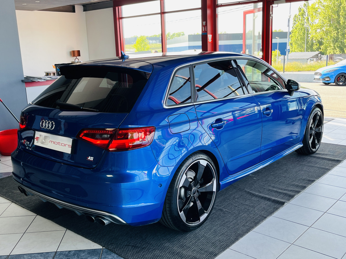 AUDI S3 SPORTBACK 2,0 TFSI 300 QUATTRO  GPS REGULATEUR ADAPTATIF DRIVE SELECT JANTES ROTOR BI- XENON PARK PILOT  EXCELLENT ETAT