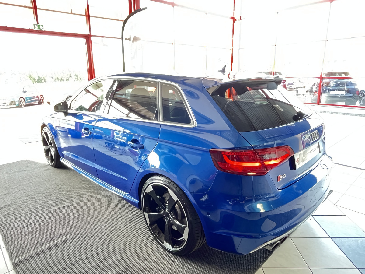 AUDI S3 SPORTBACK 2,0 TFSI 300 QUATTRO  GPS REGULATEUR ADAPTATIF DRIVE SELECT JANTES ROTOR BI- XENON PARK PILOT  EXCELLENT ETAT