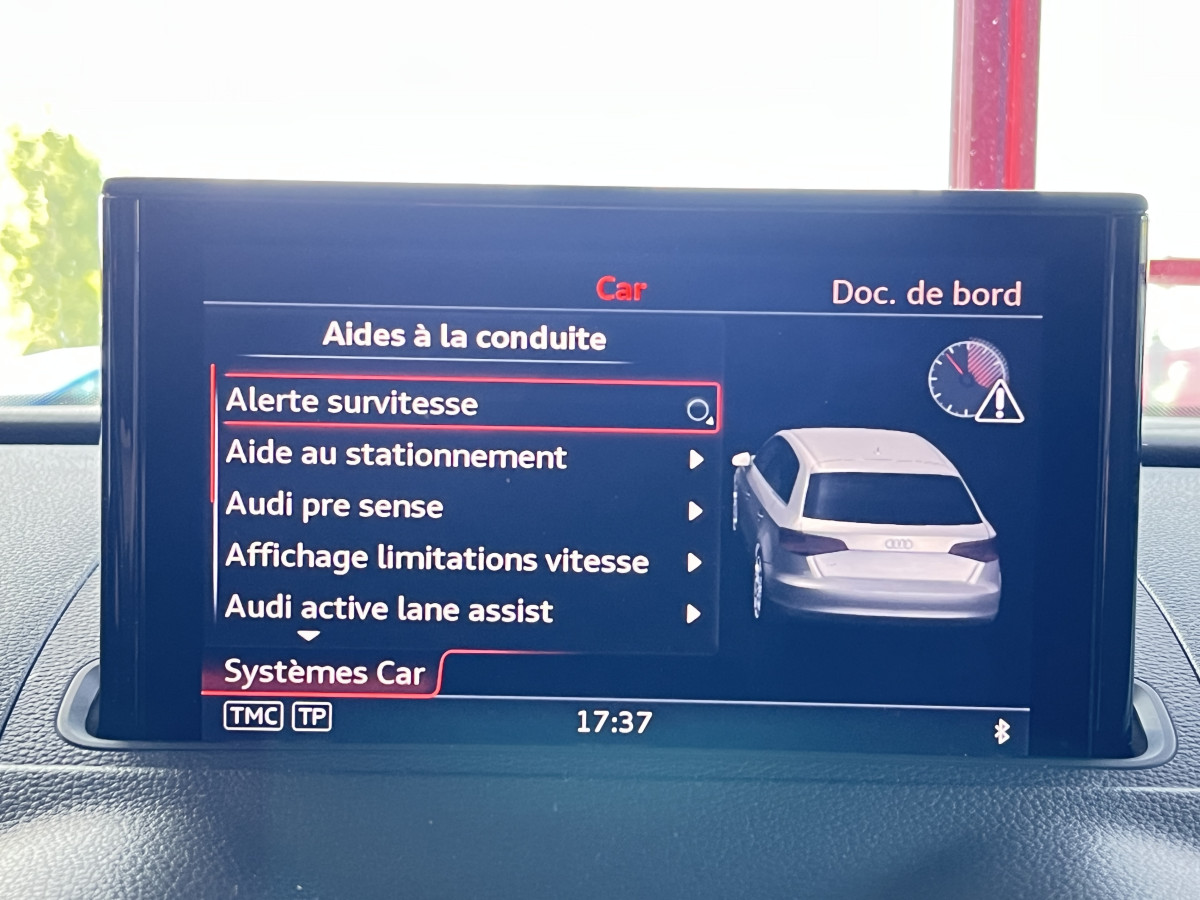 AUDI S3 SPORTBACK 2,0 TFSI 300 QUATTRO  GPS REGULATEUR ADAPTATIF DRIVE SELECT JANTES ROTOR BI- XENON PARK PILOT  EXCELLENT ETAT