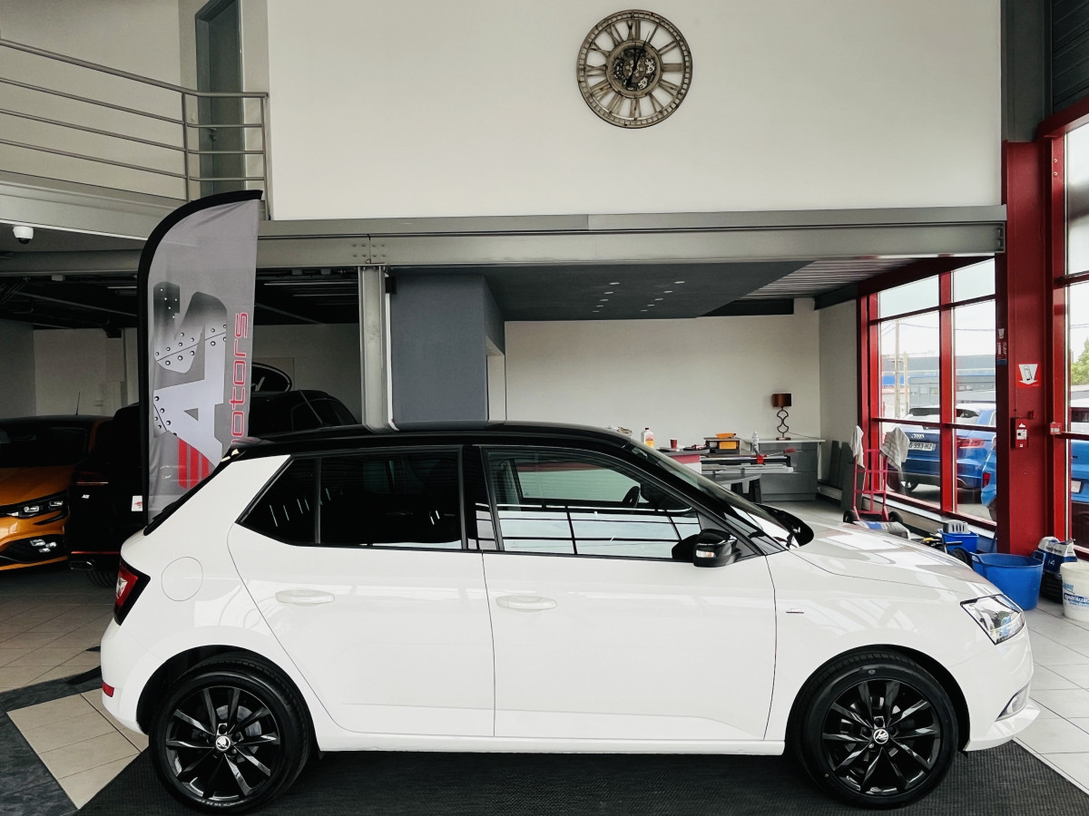 SKODA FABIA 1,0 TSI 95 EDITION GPS CAMERA REGULATEUR KEYLESS APPLE CARPLAY PARK PILOT JANTES ALU EXCELLENT ETAT
