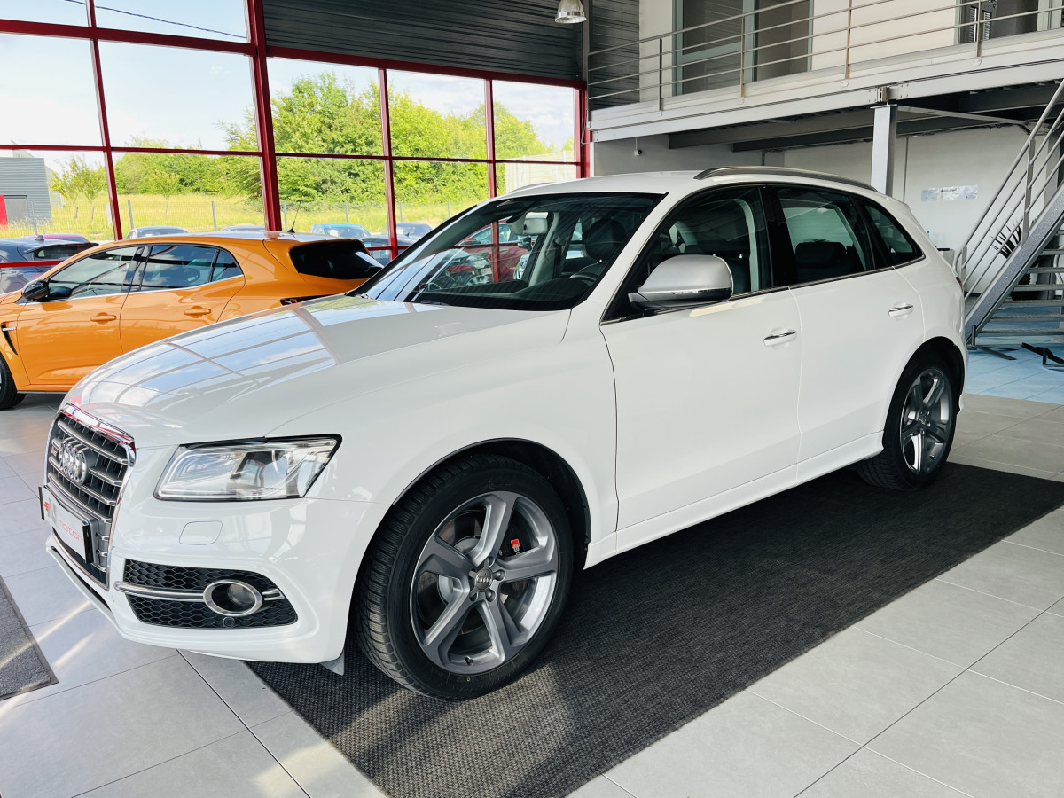 AUDI SQ5 TDI V6 313 QUATTRO BVA8 QUATTRO ATTELAGE ELECTRIQUE GPS  REGULATEUR BI-XENON  ALU BROSSÉ PARK PILOT   DRIVE SELECT JANTE 20 EXCELLENT ETAT