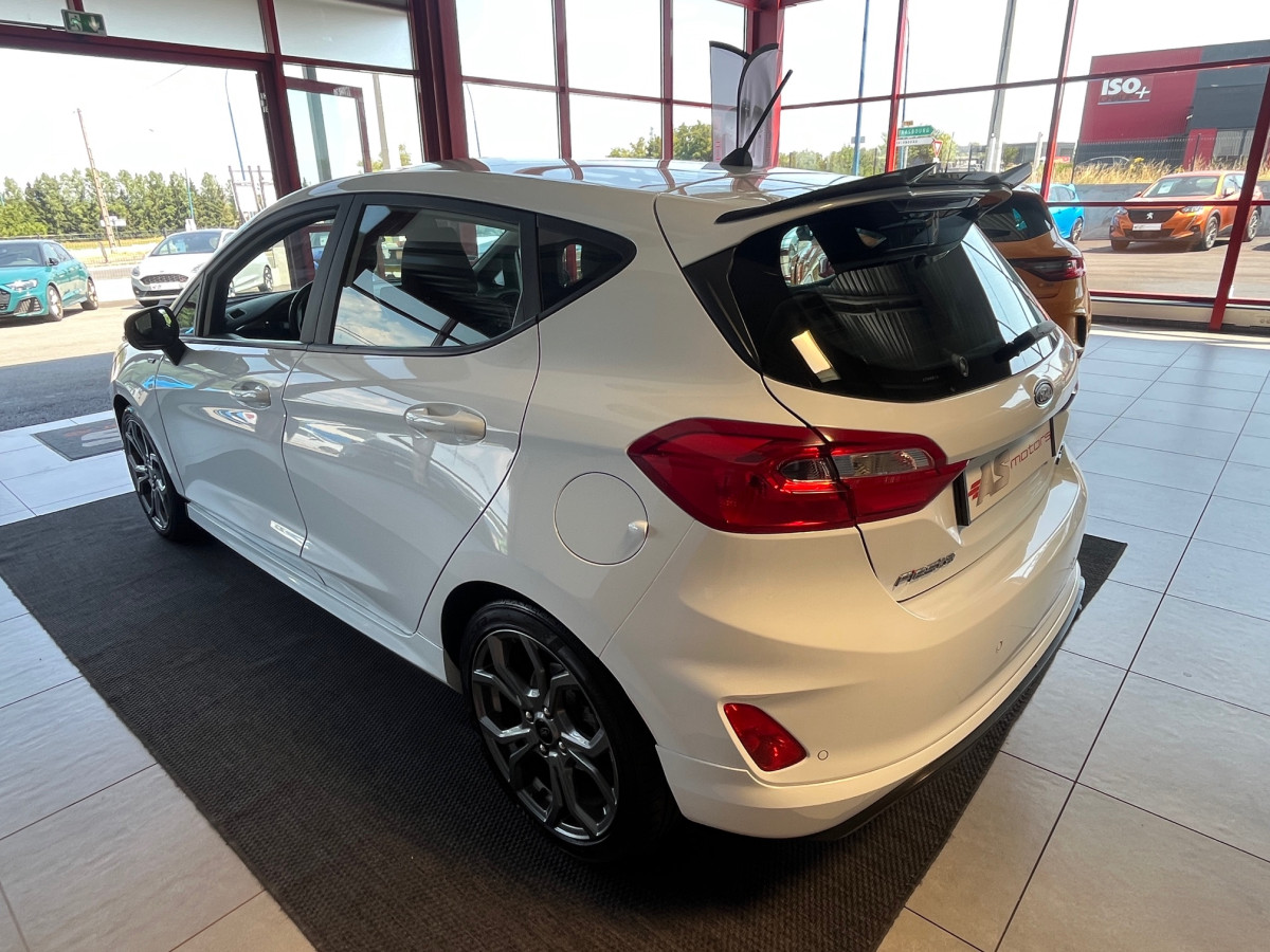 FORD FIESTA ST LINE 1,0 100 GPS APPLE CARPLAY HIFI B&O PARK PILOT KEYLESS ECHAPPEMENT MILTEK FEUX HALOGENE EXCELLENT ETAT