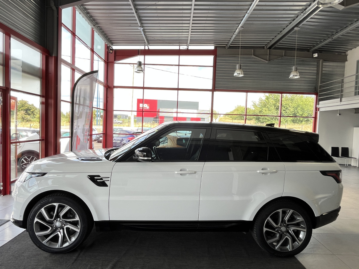 LAND ROVER RANGE ROVER SPORT 2,0 P400E PHEV 404 HSE 4X4  ATTELAGE TOIT PANORAMIQUE GPS CAMERA KEYLESS  REGULATEUR LIMITEUR HIFI MERIDIAN PHARES  MATRIX LED SUSPENSION PNEUMATIQUE JANTE 21 EXCELLENT ETAT