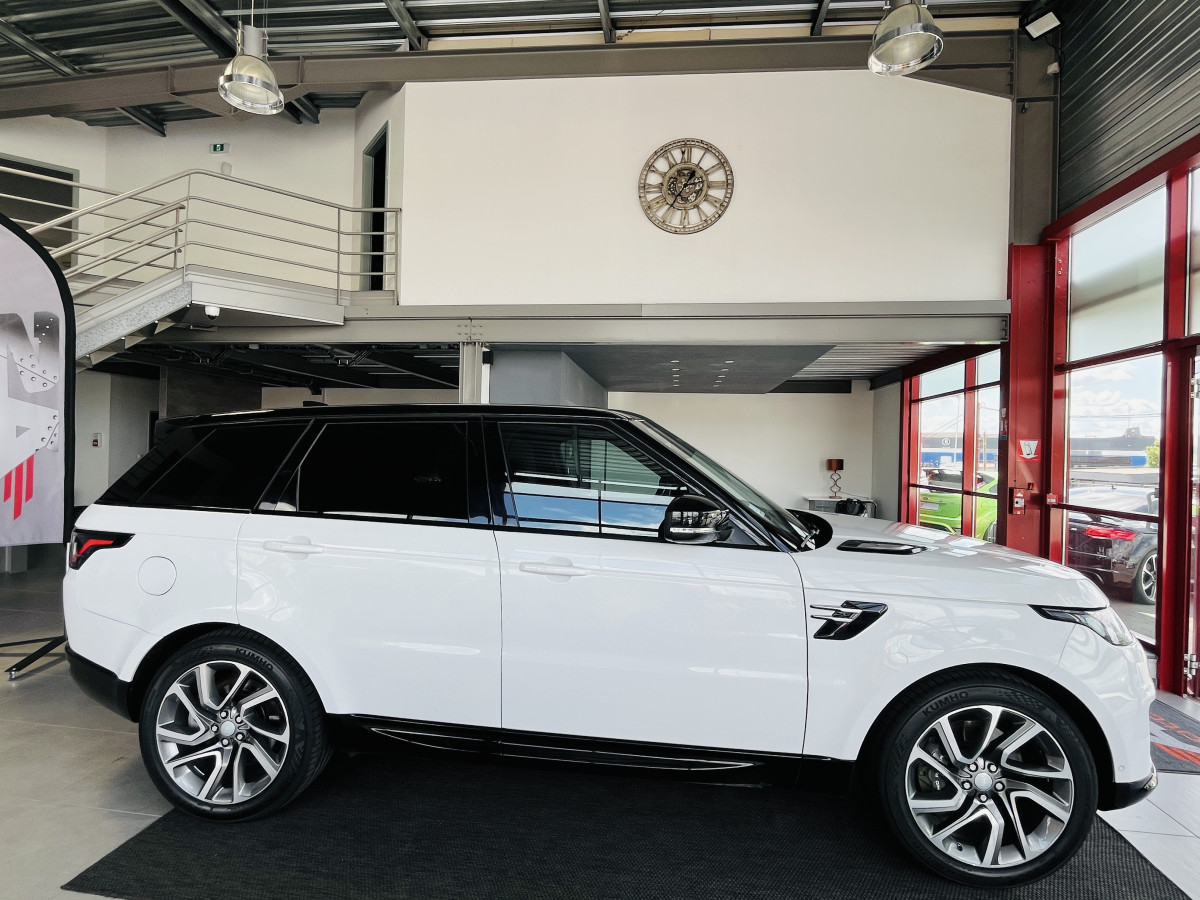 LAND ROVER RANGE ROVER SPORT 2,0 P400E PHEV 404 HSE 4X4  ATTELAGE TOIT PANORAMIQUE GPS CAMERA KEYLESS  REGULATEUR LIMITEUR HIFI MERIDIAN PHARES  MATRIX LED SUSPENSION PNEUMATIQUE JANTE 21 EXCELLENT ETAT