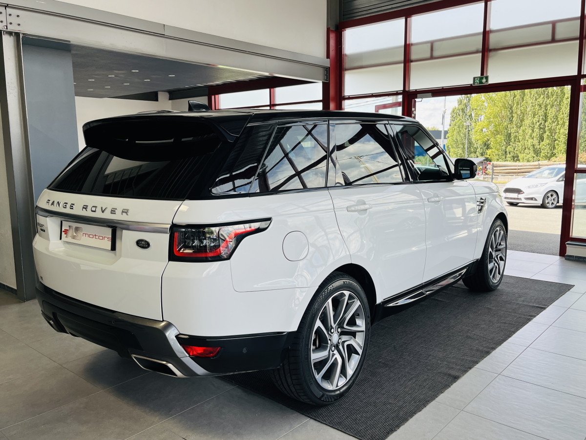 LAND ROVER RANGE ROVER SPORT 2,0 P400E PHEV 404 HSE 4X4  ATTELAGE TOIT PANORAMIQUE GPS CAMERA KEYLESS  REGULATEUR LIMITEUR HIFI MERIDIAN PHARES  MATRIX LED SUSPENSION PNEUMATIQUE JANTE 21 EXCELLENT ETAT