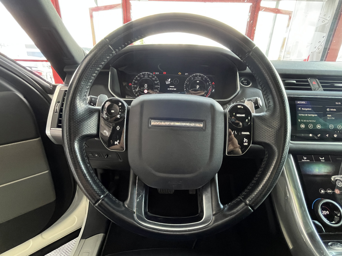 LAND ROVER RANGE ROVER SPORT 2,0 P400E PHEV 404 HSE 4X4  ATTELAGE TOIT PANORAMIQUE GPS CAMERA KEYLESS  REGULATEUR LIMITEUR HIFI MERIDIAN PHARES  MATRIX LED SUSPENSION PNEUMATIQUE JANTE 21 EXCELLENT ETAT