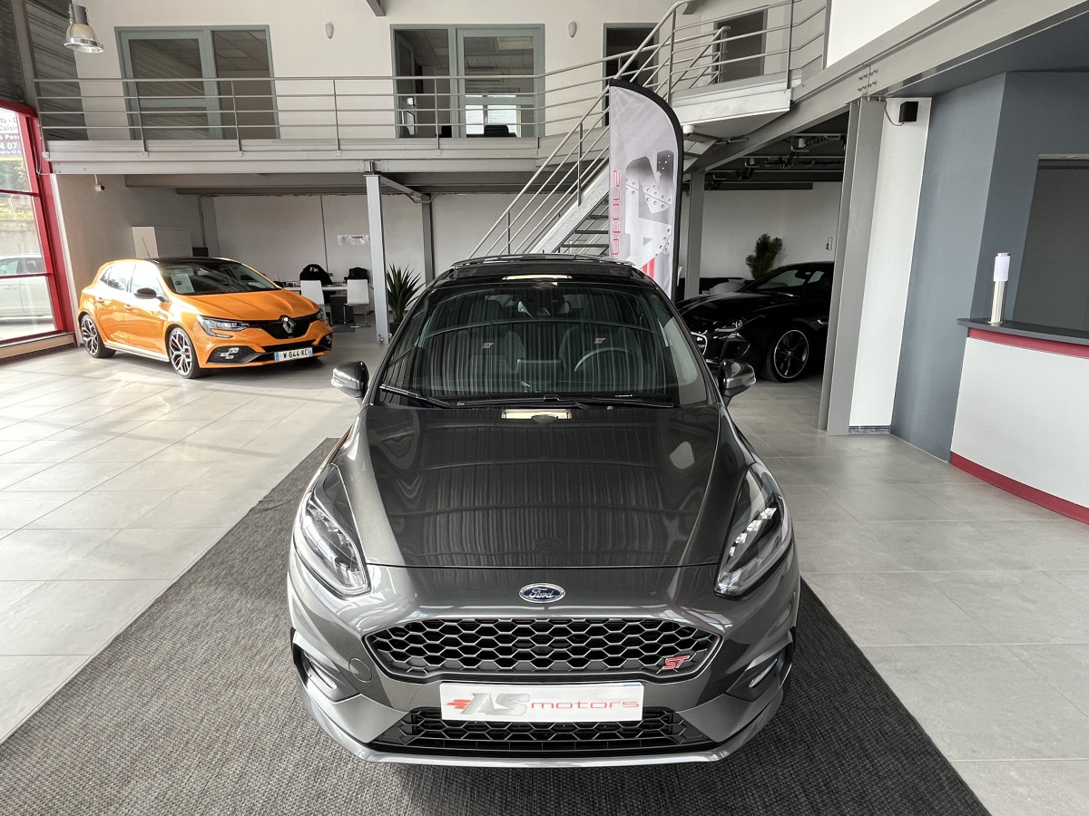 FORD FIESTA ST 1,5 200 PACK PERFORMANCE DIFFERENTIEL + LAUNCH CONTROL  TOIT PANO  APPLE CARPLAY FULL LED ECHAPPEMENT MILTEK BLUETOOTH KEYLESS  HIFI B&O REGULATEUR LIMITEUR PARK PILOT PACK HIVER JANTES 18 EXCELLENT ETAT