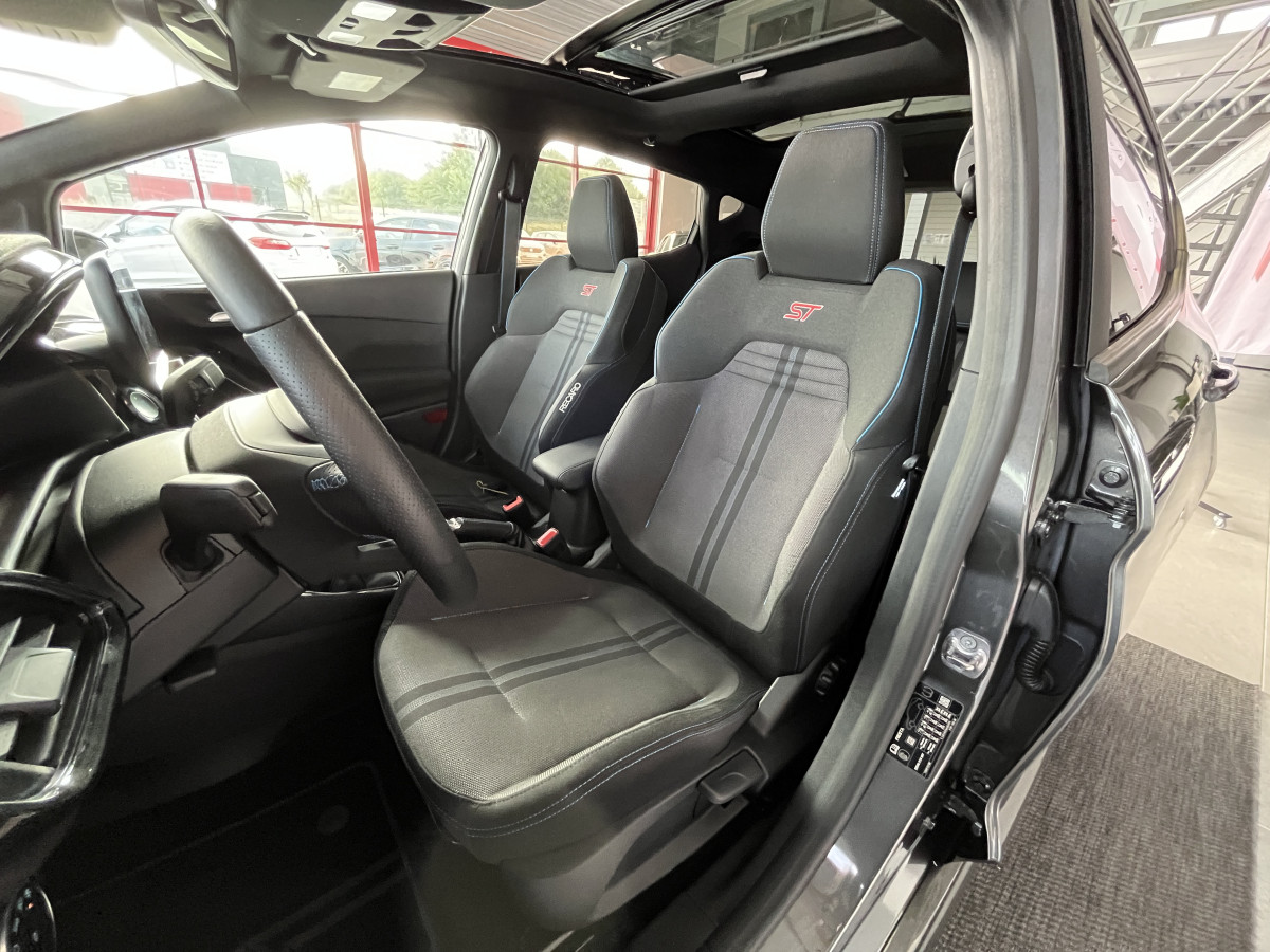FORD FIESTA ST 1,5 200 PACK PERFORMANCE DIFFERENTIEL + LAUNCH CONTROL  TOIT PANO  APPLE CARPLAY FULL LED ECHAPPEMENT MILTEK BLUETOOTH KEYLESS  HIFI B&O REGULATEUR LIMITEUR PARK PILOT PACK HIVER JANTES 18 EXCELLENT ETAT