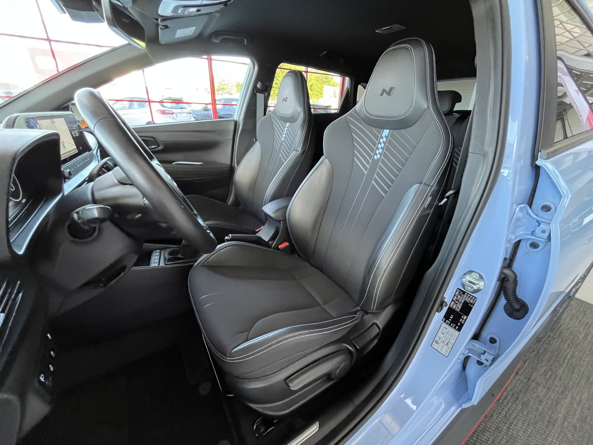 HYUNDAI I20 N 1,6 T-GDI 204 GPS CAMERA APPLE CARPLAY REGULATEUR LIMITEUR KEYLESS VIRTUAL COCKPIT DRIVE SELECT HIFI BOSE FULL LED DIFFERENTIEL A GLISSEMENT ETAT NEUF