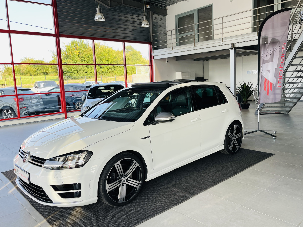VOLKSWAGEN GOLF 7 R 2,0 TSI 300 DSG6 4 MOTION TOIT PANORAMIQUE GPS REGULATEUR LIMITEUR DRIVE SELECT  FEUX BI-XENON FULL CUIR PARK PILOT   EXCELLENT ETAT