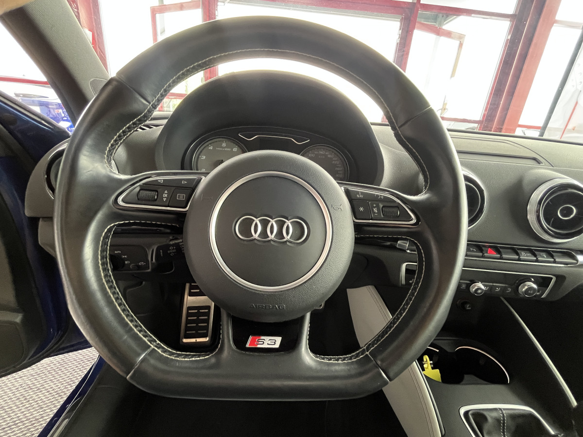 AUDI S3 BERLINE 2,0 TFSI 300 QUATTRO  GPS REGULATEUR ADAPTATIF KEYLESS FULL LED PARK ASSIST DRIVE SELECT JANTES 18 EXCELLENT ETAT