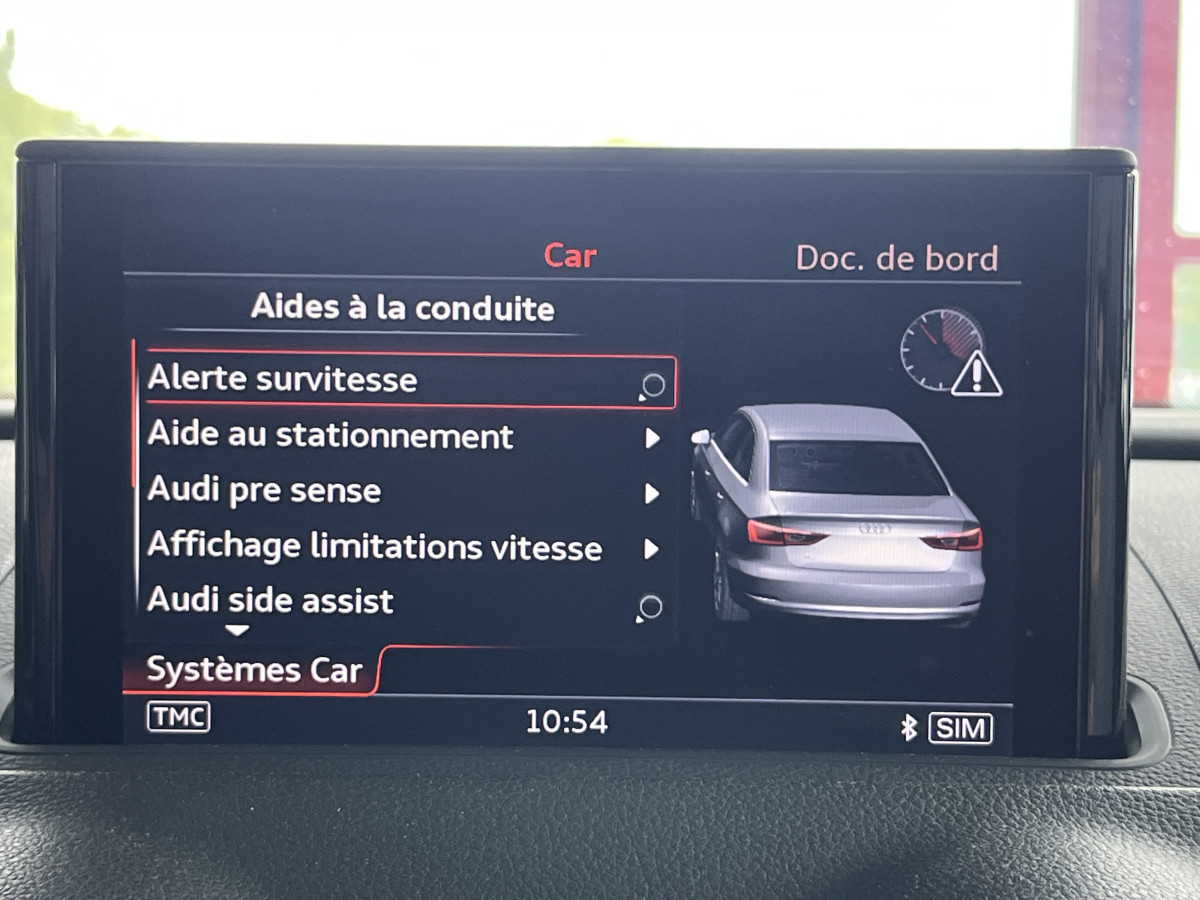 AUDI S3 BERLINE 2,0 TFSI 300 QUATTRO  GPS REGULATEUR ADAPTATIF KEYLESS FULL LED PARK ASSIST DRIVE SELECT JANTES 18 EXCELLENT ETAT
