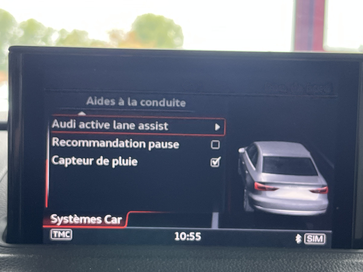 AUDI S3 BERLINE 2,0 TFSI 300 QUATTRO  GPS REGULATEUR ADAPTATIF KEYLESS FULL LED PARK ASSIST DRIVE SELECT JANTES 18 EXCELLENT ETAT