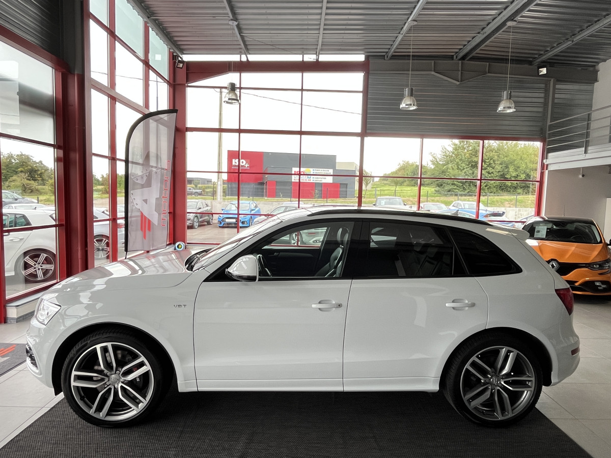 AUDI SQ5 TDI V6 326 COMPETITION QUATTRO BVA8 QUATTRO ATTELAGE ELECTRIQUE GPS CAMERA KEYLESS  REGULATEUR ADAPTATIF BI-XENON  ALU BROSSÉ PARK PILOT FULL CUIR  DRIVE SELECT JANTE 21 EXCELLENT ETAT
