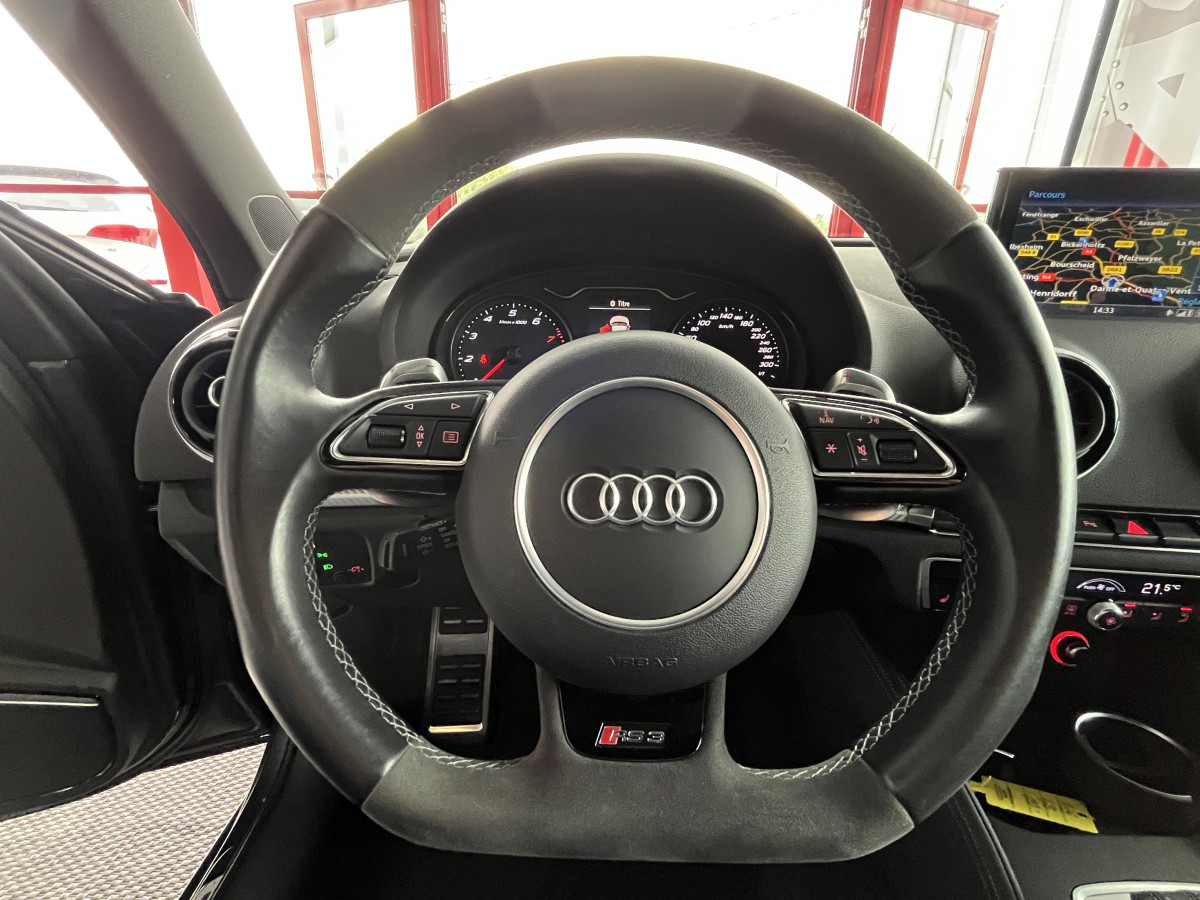AUDI RS3 SPORTBACK 2,5 TFSI 367 S-TRONIC 7 QUATTRO TOIT PANORAMIQUE  GPS CAMERA KEYLESS HIFI BANG&OLUFSEN MAGNETIC RIDE FULL LED  ECHAPPEMENT RS REGULATEUR ADAPTATIF JANTES ROTOR AUDI DRIVE SIEGES RS CONFORT  SELECT EXCELLENT ETAT