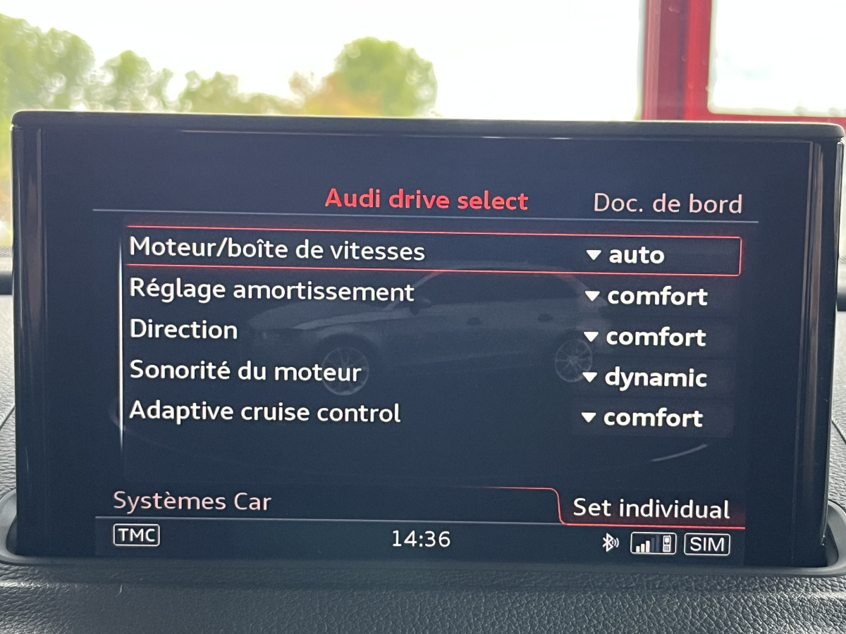 AUDI RS3 SPORTBACK 2,5 TFSI 367 S-TRONIC 7 QUATTRO TOIT PANORAMIQUE  GPS CAMERA KEYLESS HIFI BANG&OLUFSEN MAGNETIC RIDE FULL LED  ECHAPPEMENT RS REGULATEUR ADAPTATIF JANTES ROTOR AUDI DRIVE SIEGES RS CONFORT  SELECT EXCELLENT ETAT