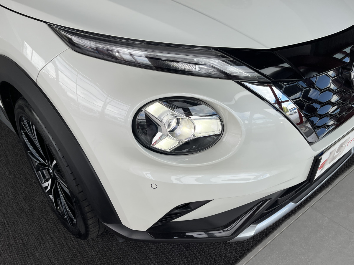 NISSAN JUKE 1,6 HYBRID 143 N-DESIGN GPS CAMERA 360 KEYLESS REGULATEUR LIMITEUR FEUX LED HIFI BOSE APPLE CARPLAY PACK HIVER ETAT NEUF