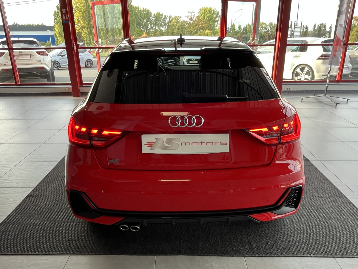 AUDI A1 SPORTBACK  40 TFSI 2,0  200  FULL S-LINE S-TRONIC 6  GPS CAMERA KEYLESS APPLE CARPLAY  HIFI BANG&OLUFSEN FULL LED REGULATEUR ADAPTATIF LIMITEUR  DRIVE SELECT DIGITAL COCKPIT PARKPILOT JANTES ALU 18   ETAT NEUF