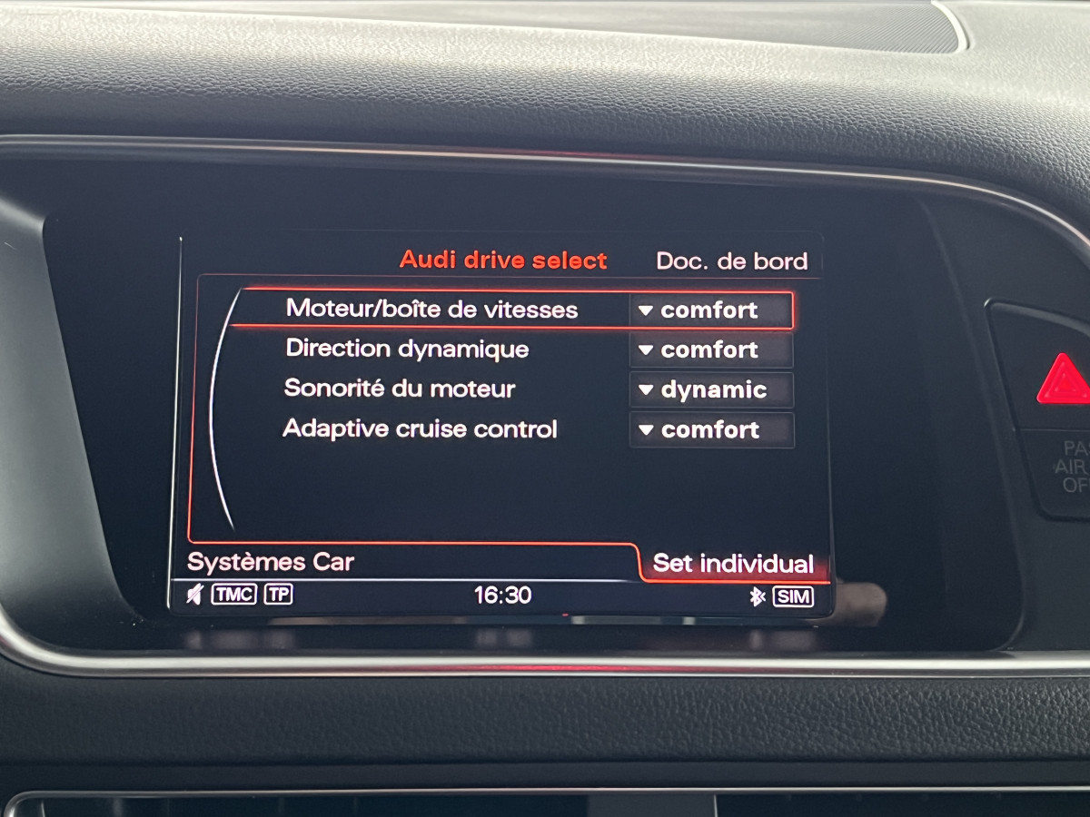 AUDI SQ5 TDI V6 326 COMPETITION BVA8 QUATTRO GPS CAMERA ATTELAGE KEYLESS BI-XENON HIFI B&O REGULATEUR ADAPTATIF AUDI EXCLUSIF  DRIVE SELECT JANTES 21 EXCELLENT ETAT