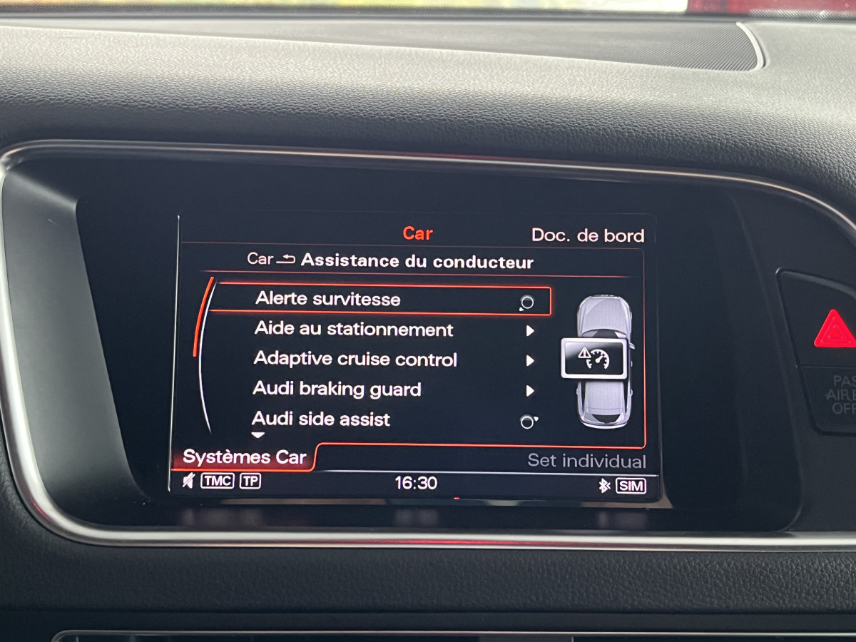 AUDI SQ5 TDI V6 326 COMPETITION BVA8 QUATTRO GPS CAMERA ATTELAGE KEYLESS BI-XENON HIFI B&O REGULATEUR ADAPTATIF AUDI EXCLUSIF  DRIVE SELECT JANTES 21 EXCELLENT ETAT