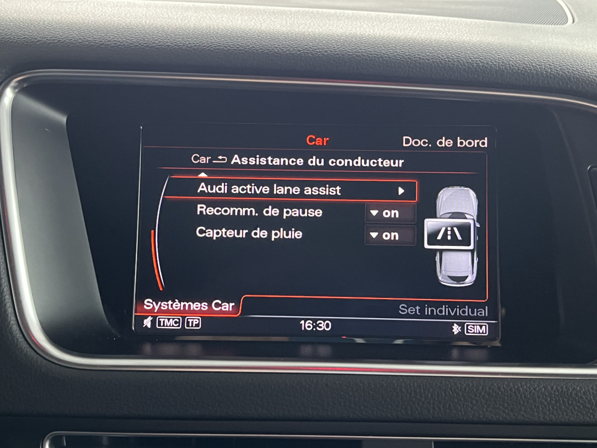 AUDI SQ5 TDI V6 326 COMPETITION BVA8 QUATTRO GPS CAMERA ATTELAGE KEYLESS BI-XENON HIFI B&O REGULATEUR ADAPTATIF AUDI EXCLUSIF  DRIVE SELECT JANTES 21 EXCELLENT ETAT