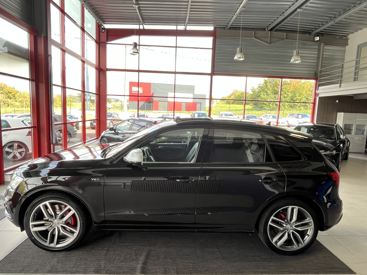 AUDI SQ5 3,0  TDI V6 313 BVA8 QUATTRO TOIT PANORAMIQUE ATTELAGE ELECTRIQUE GPS CAMERA HIFI B&O KEYLESS  REGULATEUR ADAPTATIF BI-XENON  PARK PILOT FULL CUIR  DRIVE SELECT JANTE 21 EXCELLENT ETAT