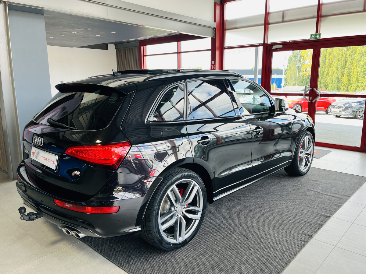 AUDI SQ5 3,0  TDI V6 313 BVA8 QUATTRO TOIT PANORAMIQUE ATTELAGE ELECTRIQUE GPS CAMERA HIFI B&O KEYLESS  REGULATEUR ADAPTATIF BI-XENON  PARK PILOT FULL CUIR  DRIVE SELECT JANTE 21 EXCELLENT ETAT
