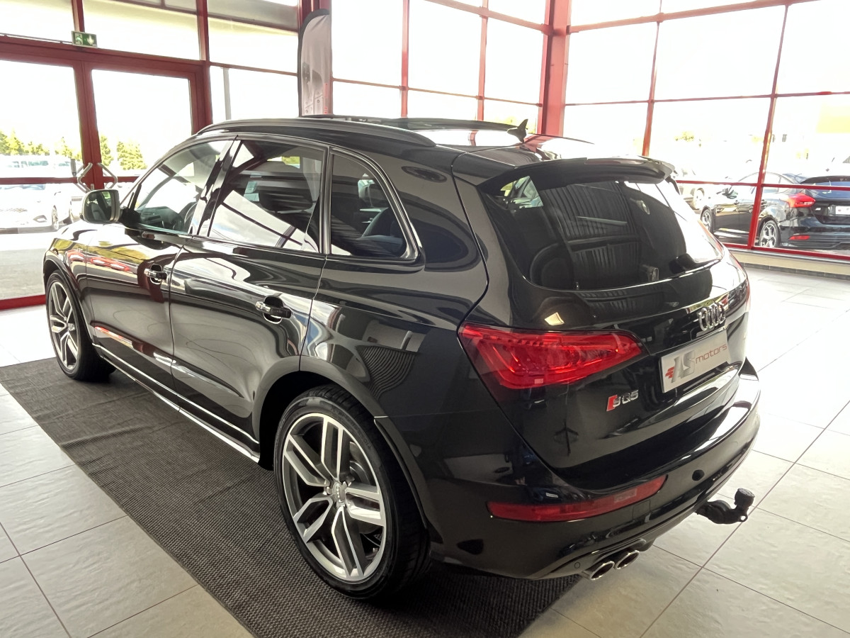 AUDI SQ5 3,0  TDI V6 313 BVA8 QUATTRO TOIT PANORAMIQUE ATTELAGE ELECTRIQUE GPS CAMERA HIFI B&O KEYLESS  REGULATEUR ADAPTATIF BI-XENON  PARK PILOT FULL CUIR  DRIVE SELECT JANTE 21 EXCELLENT ETAT