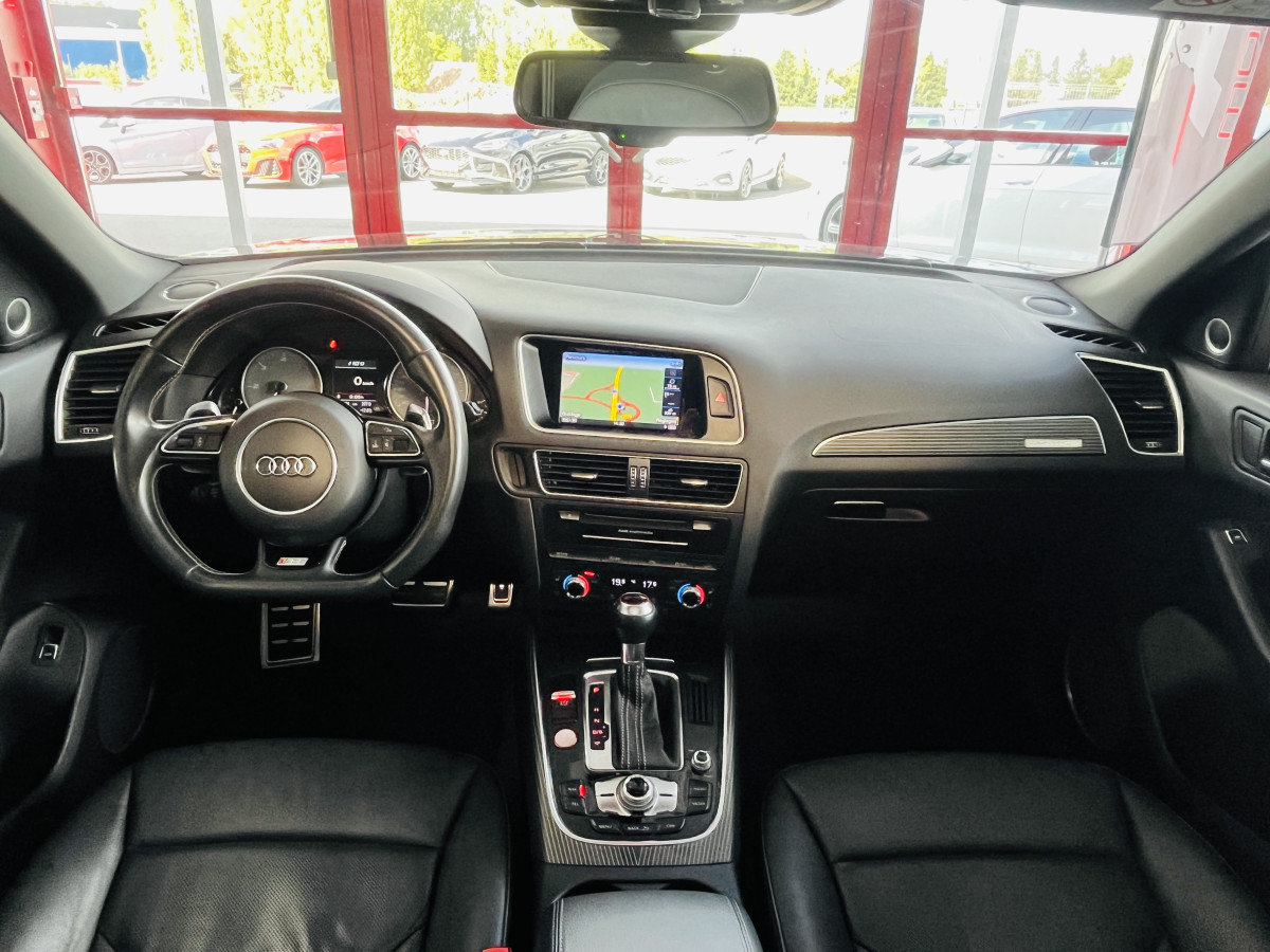 AUDI SQ5 3,0  TDI V6 313 BVA8 QUATTRO TOIT PANORAMIQUE ATTELAGE ELECTRIQUE GPS CAMERA HIFI B&O KEYLESS  REGULATEUR ADAPTATIF BI-XENON  PARK PILOT FULL CUIR  DRIVE SELECT JANTE 21 EXCELLENT ETAT
