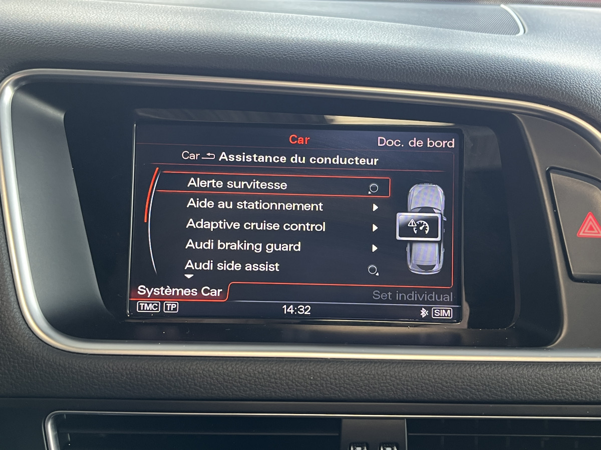 AUDI SQ5 3,0  TDI V6 313 BVA8 QUATTRO TOIT PANORAMIQUE ATTELAGE ELECTRIQUE GPS CAMERA HIFI B&O KEYLESS  REGULATEUR ADAPTATIF BI-XENON  PARK PILOT FULL CUIR  DRIVE SELECT JANTE 21 EXCELLENT ETAT