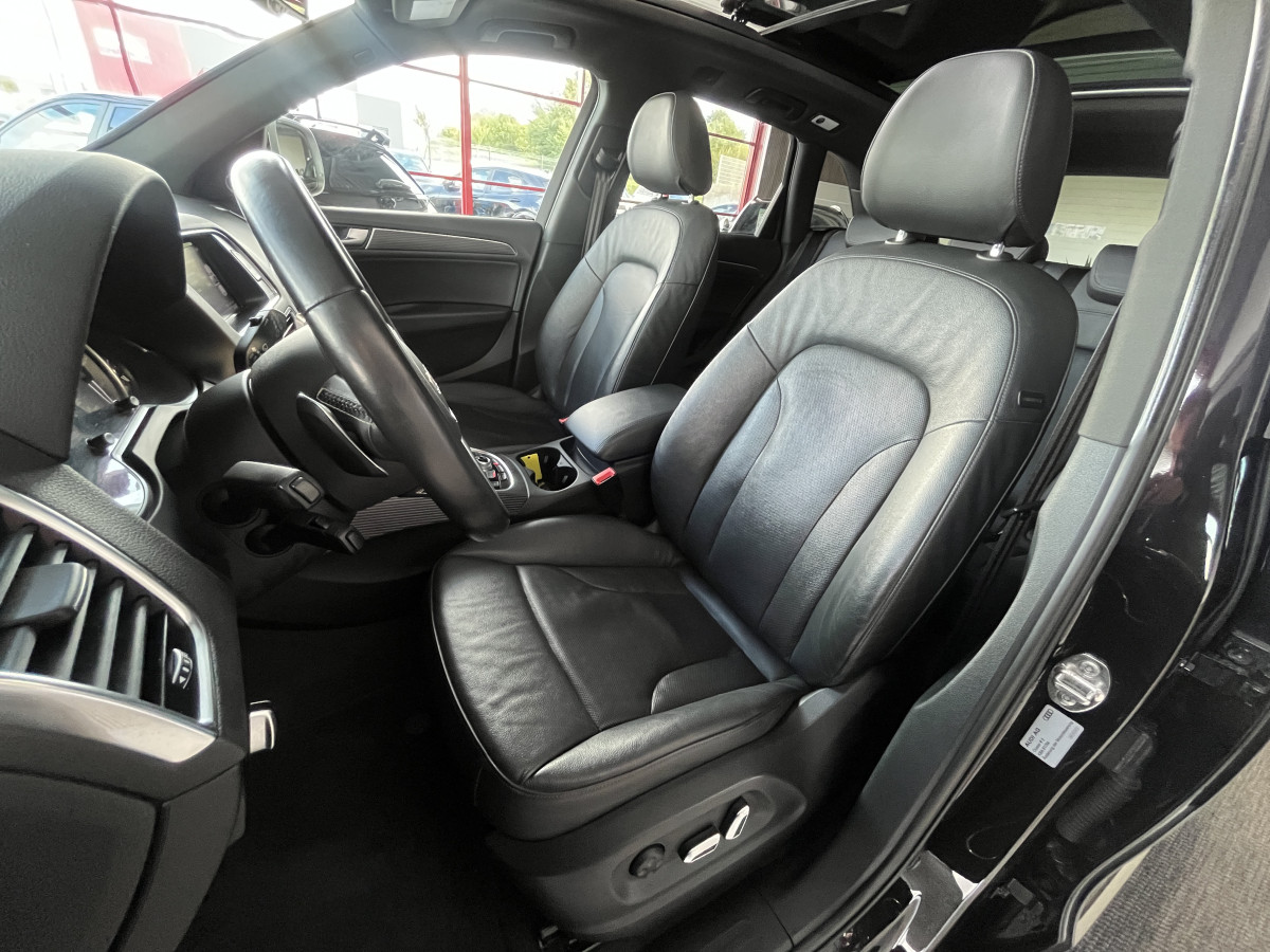 AUDI SQ5 3,0  TDI V6 313 BVA8 QUATTRO TOIT PANORAMIQUE ATTELAGE ELECTRIQUE GPS CAMERA HIFI B&O KEYLESS  REGULATEUR ADAPTATIF BI-XENON  PARK PILOT FULL CUIR  DRIVE SELECT JANTE 21 EXCELLENT ETAT