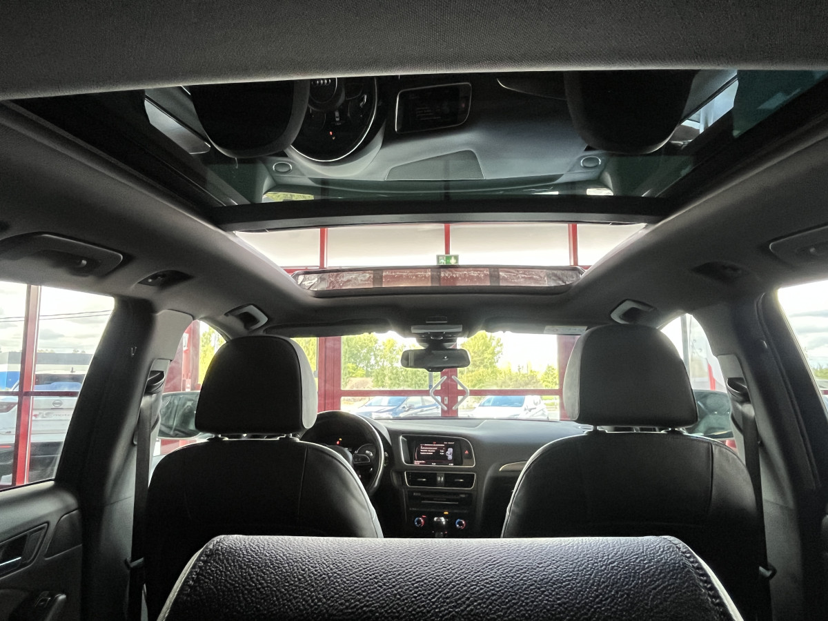 AUDI SQ5 3,0  TDI V6 313 BVA8 QUATTRO TOIT PANORAMIQUE ATTELAGE ELECTRIQUE GPS CAMERA HIFI B&O KEYLESS  REGULATEUR ADAPTATIF BI-XENON  PARK PILOT FULL CUIR  DRIVE SELECT JANTE 21 EXCELLENT ETAT