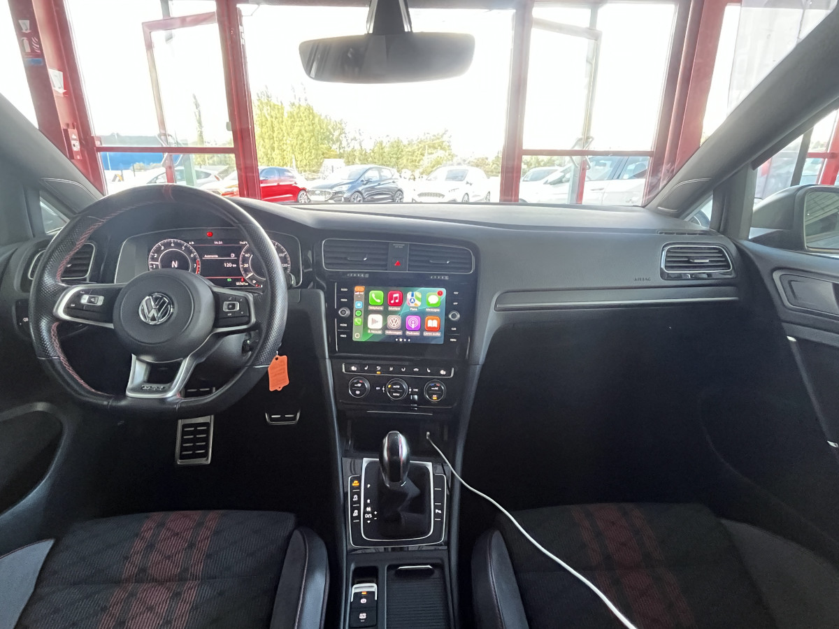 VOLKSWAGEN GOLF 7 TCR 2,0 TSI 290 DSG7  GPS APPLE CARPLAY  DMS DIGITAL COCKPIT  FULL LED PARK PILOT ECHAPPEMENT AKRAPOVIC  EXCELLENT ETAT