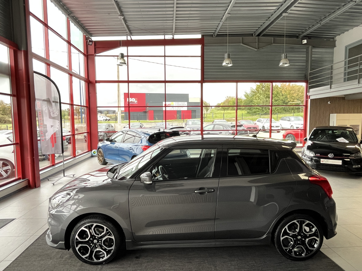 SUZUKI SWIFT SPORT 1,4 129 HYBRID GPS CAMERA FULL LED REGULATEUR LIMITEUR KEYLESS APPLE CARPLAY PARK PILOT EXCELLENT ETAT