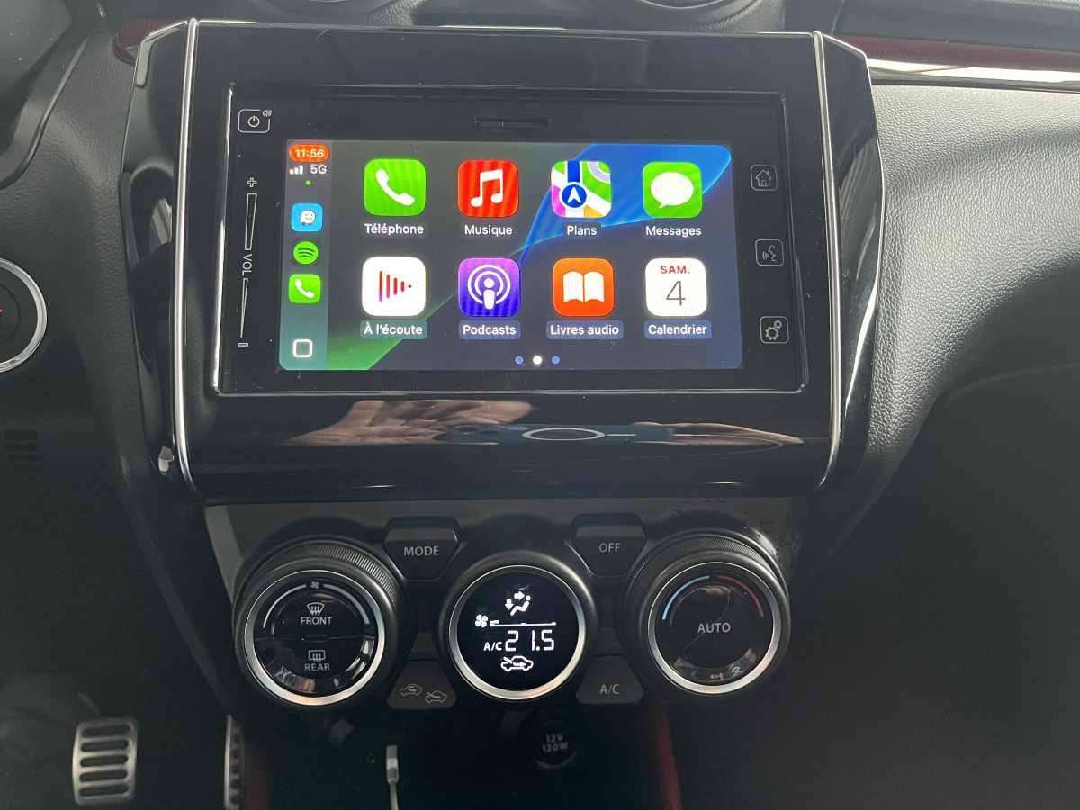 SUZUKI SWIFT SPORT 1,4 129 HYBRID GPS CAMERA FULL LED REGULATEUR LIMITEUR KEYLESS APPLE CARPLAY PARK PILOT EXCELLENT ETAT