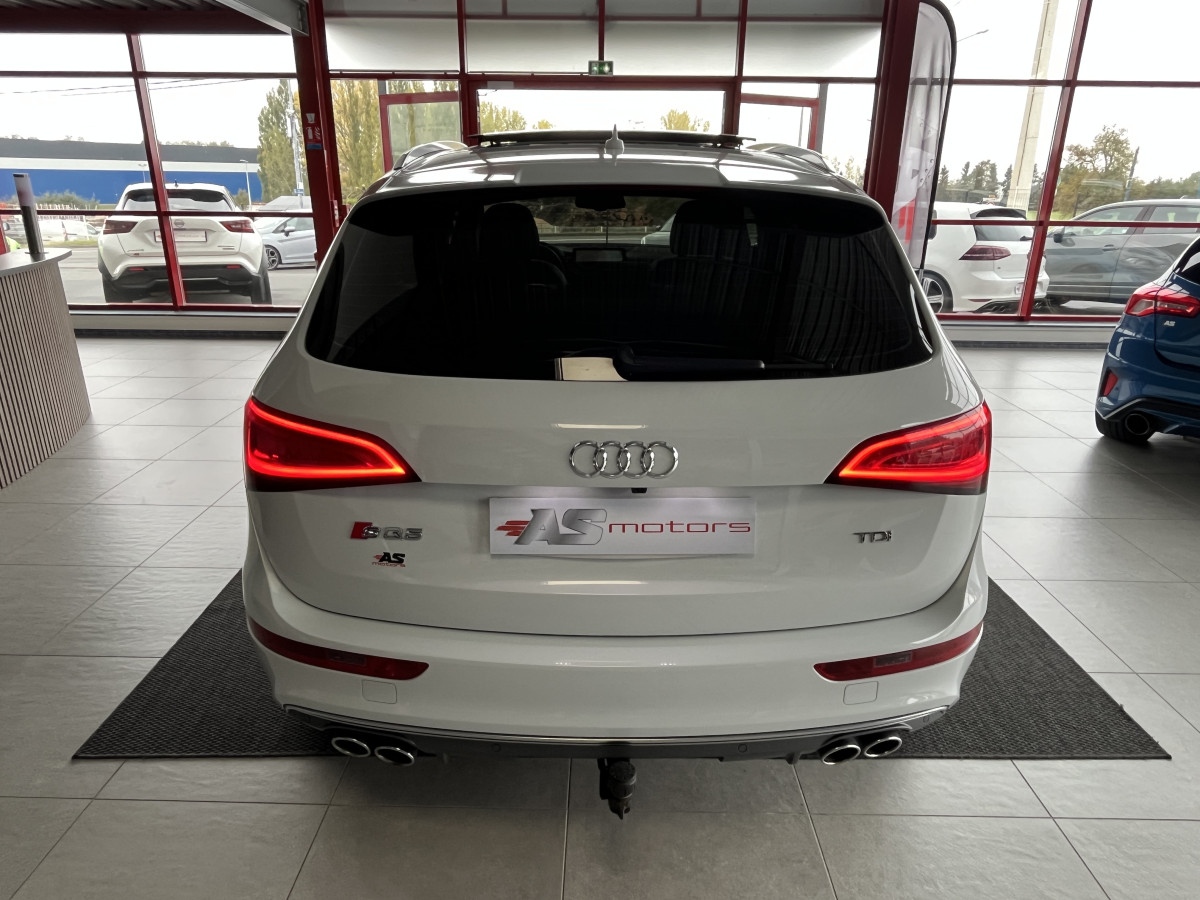 AUDI SQ5 3,0  TDI V6 313 BVA8 QUATTRO TOIT PANORAMIQUE OUVRANT ATTELAGE ELECTRIQUE GPS CAMERA APPLE CARPLAY  HIFI B&O  REGULATEUR  BI-XENON  PARK PILOT  DRIVE SELECT JANTE 21 EXCELLENT ETAT