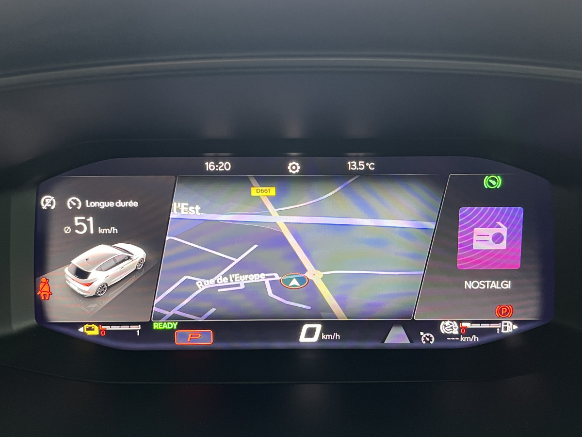 CUPRA LEON 1,4 E-HYBRID 245 DSG6 GPS APPLE CARPLAY KEYLESS FULL LED VIRTUAL COCKPIT PARK PILOT DRIVE PROFILE REGULATEUR LIMITEUR EXCELLENT ETAT