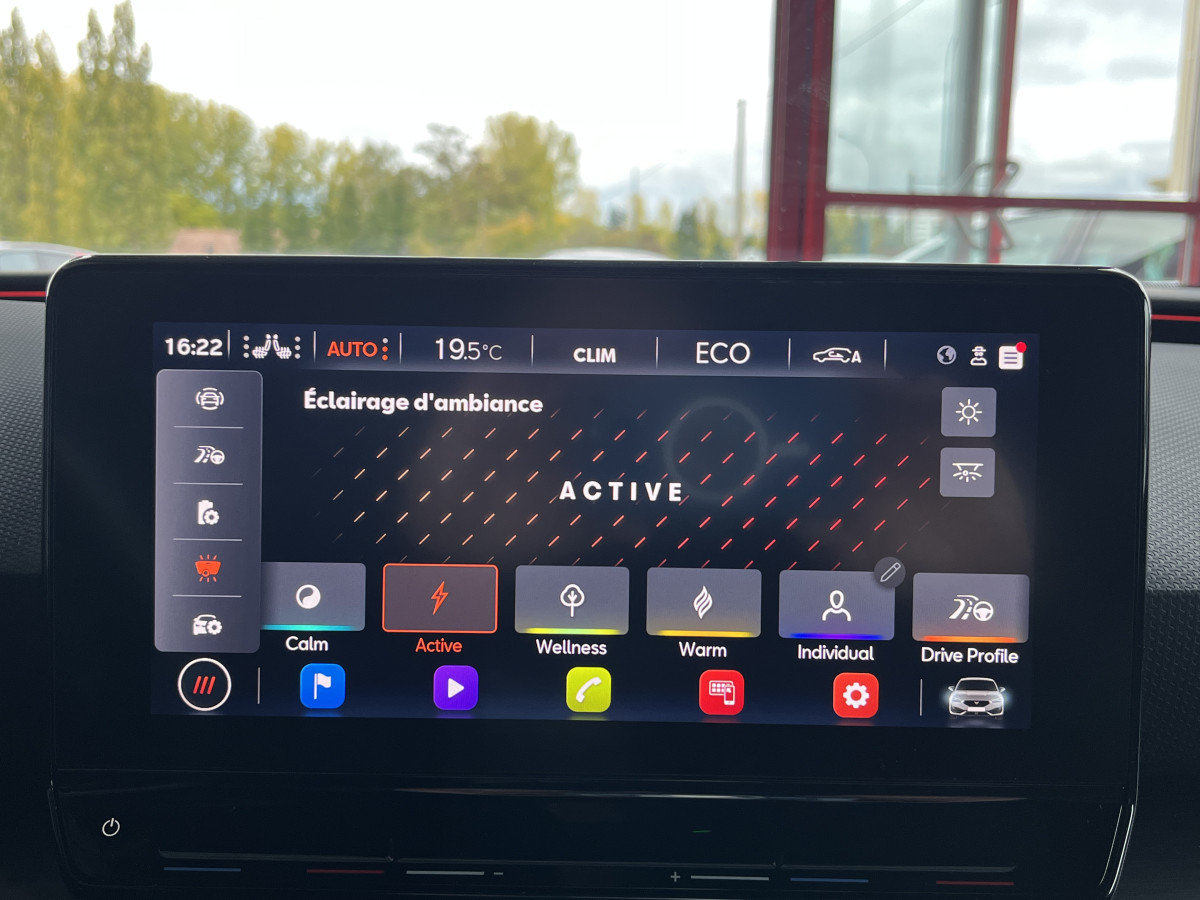 CUPRA LEON 1,4 E-HYBRID 245 DSG6 GPS APPLE CARPLAY KEYLESS FULL LED VIRTUAL COCKPIT PARK PILOT DRIVE PROFILE REGULATEUR LIMITEUR EXCELLENT ETAT