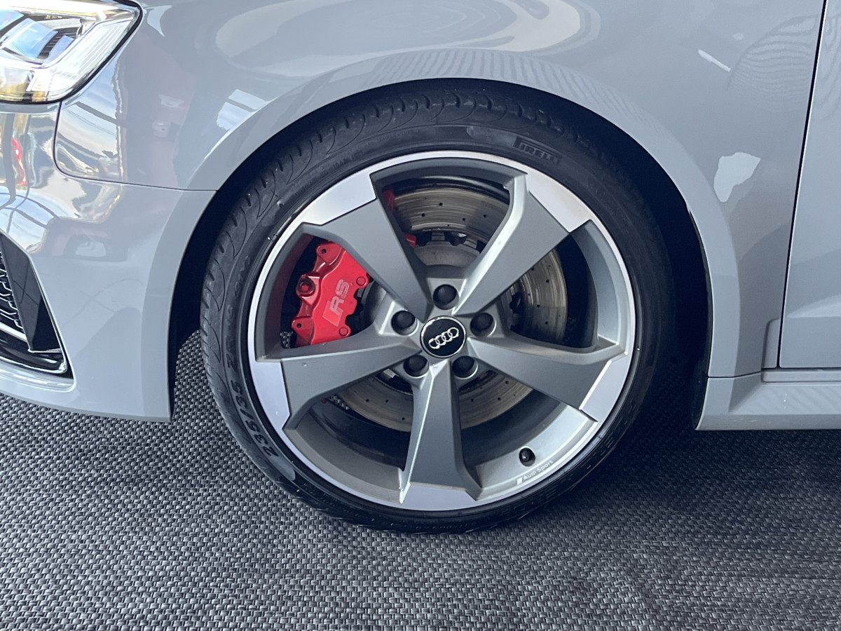 AUDI RS3 SPORTBACK 2,5 TFSI 400 S-TRONIC 7 QUATTRO GPS CAMERA DCC HIFI BANG & OLUFSEN MAGNETIC RIDE APPLE CARPLAY DRIVE SELECT SIEGES RS ECHAPPEMENT RS  FULL LED JANTES ROTOR 19  EXCELLENT ETAT