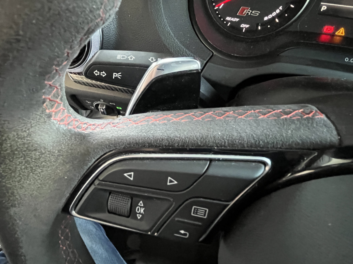 AUDI RS3 SPORTBACK 2,5 TFSI 400 S-TRONIC 7 QUATTRO GPS CAMERA DCC HIFI BANG & OLUFSEN MAGNETIC RIDE APPLE CARPLAY DRIVE SELECT SIEGES RS ECHAPPEMENT RS  FULL LED JANTES ROTOR 19  EXCELLENT ETAT