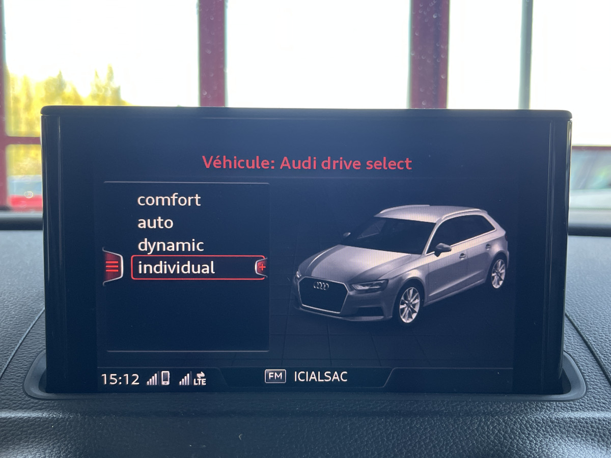 AUDI RS3 SPORTBACK 2,5 TFSI 400 S-TRONIC 7 QUATTRO GPS CAMERA DCC HIFI BANG & OLUFSEN MAGNETIC RIDE APPLE CARPLAY DRIVE SELECT SIEGES RS ECHAPPEMENT RS  FULL LED JANTES ROTOR 19  EXCELLENT ETAT