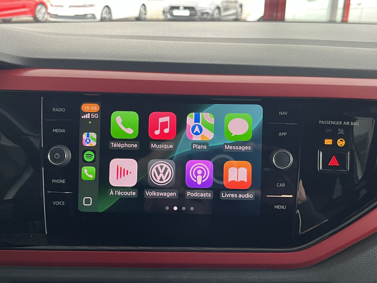 VOLKSWAGEN  POLO 2,0 TSI 200 DSG6 TOIT PANORAMIQUE GPS CAMERA   APPLE CARPLAY HIFI BEATS DMS ACC LIMITEUR PARK PILOT KEYLESS JANTES BRESCIA FULL LED ETAT NEUF