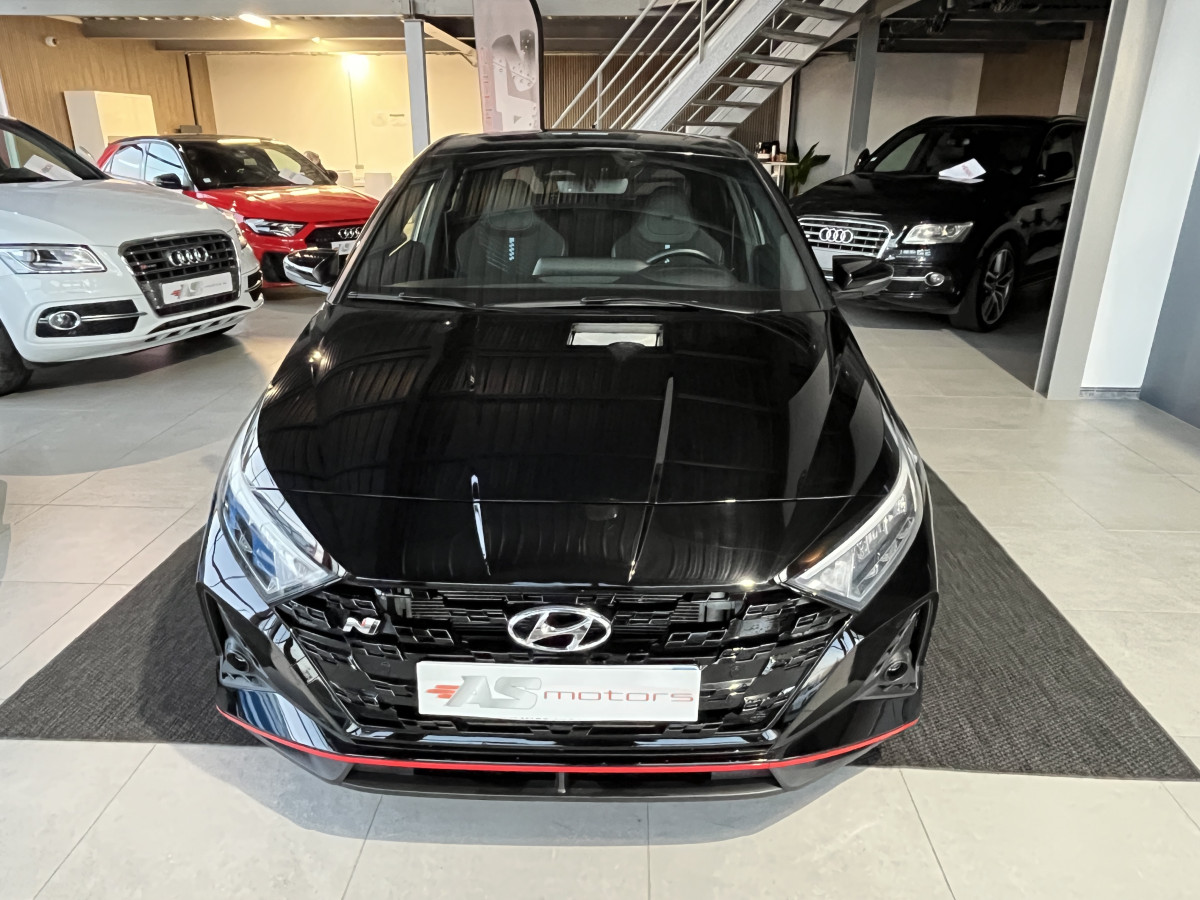 HYUNDAI I20 N 1,6 T-GDI 204 GPS CAMERA APPLE CARPLAY REGULATEUR LIMITEUR KEYLESS VIRTUAL COCKPIT DRIVE SELECT HIFI BOSE FULL LED DIFFERENTIEL A GLISSEMENT ETAT NEUF