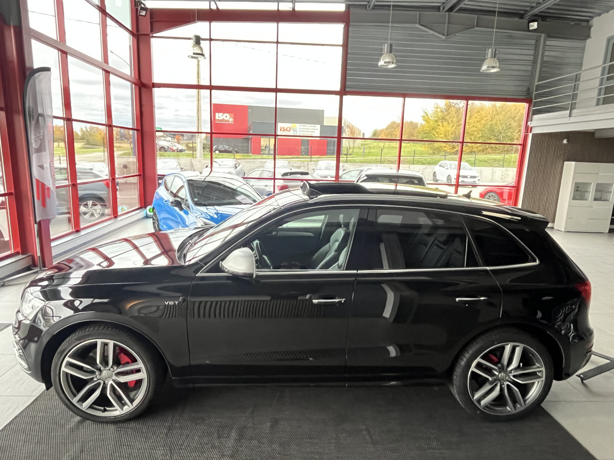 AUDI SQ5 TDI V6 340 PLUS  BVA8 QUATTRO TOIT PANORAMIQUE BI-XENON  GPS CAMERA ATTELAGE KEYLESS BI-XENON REGULATEUR ADAPTATIF ALU BROSSE DRIVE SELECT JANTES 21  EXCELLENT ETAT