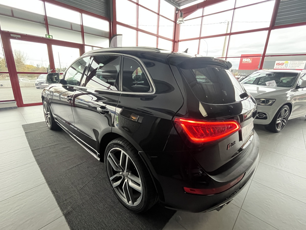 AUDI SQ5 TDI V6 340 PLUS  BVA8 QUATTRO TOIT PANORAMIQUE BI-XENON  GPS CAMERA ATTELAGE KEYLESS BI-XENON REGULATEUR ADAPTATIF ALU BROSSE DRIVE SELECT JANTES 21  EXCELLENT ETAT