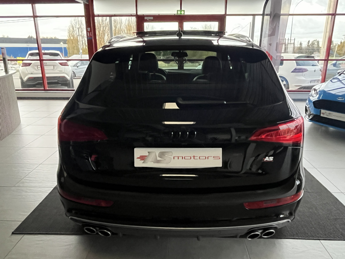 AUDI SQ5 TDI V6 340 PLUS  BVA8 QUATTRO TOIT PANORAMIQUE BI-XENON  GPS CAMERA ATTELAGE KEYLESS BI-XENON REGULATEUR ADAPTATIF ALU BROSSE DRIVE SELECT JANTES 21  EXCELLENT ETAT