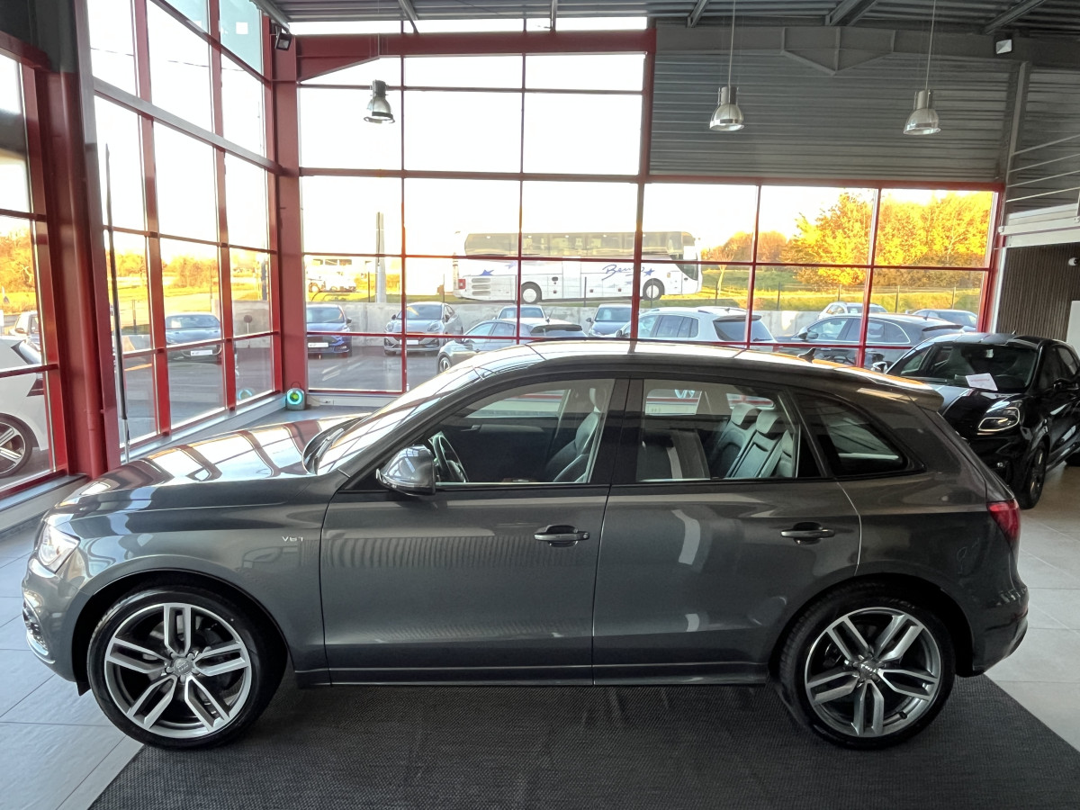 AUDI SQ5 3,0  TDI V6 326 COMPETITION  BVA8 QUATTRO ATTELAGE ELECTRIQUE GPS CAMERA  ALU BROSSE REGULATEUR ADAPTATIF BI-XENON  PARK PILOT  DRIVE SELECT JANTE 21 FINITION BLACK EXCELLENT ETAT