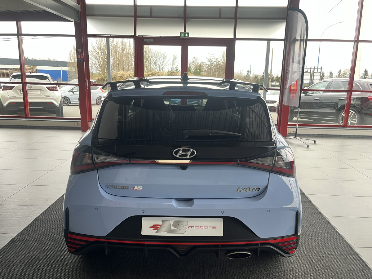 HYUNDAI I20 N 1,6 T-GDI 204 GPS CAMERA APPLE CARPLAY REGULATEUR LIMITEUR KEYLESS VIRTUAL COCKPIT DRIVE SELECT HIFI BOSE FULL LED DIFFERENTIEL A GLISSEMENT ETAT NEUF