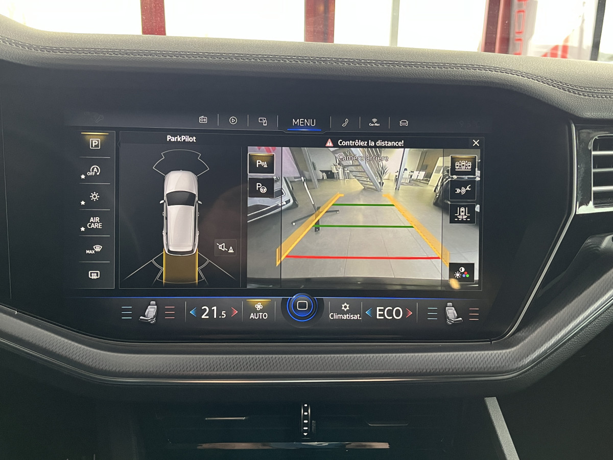 VOLKSWAGEN TOUAREG 3,0 V6 TDI 286 BVA8 R-LINE 4X4  ATTELAGE GPS CAMERA  DISCOVER PRO APPLE CAR PLAY  VIRTUAL COCKPIT CAMERA KEYLESS DYNAUDIO SUSPENSION PNEUMATIQUE FEUX MATRIX  FULL LED AFFICHAGE TETE HAUTE JANTES 21 EXCELLENT ETAT